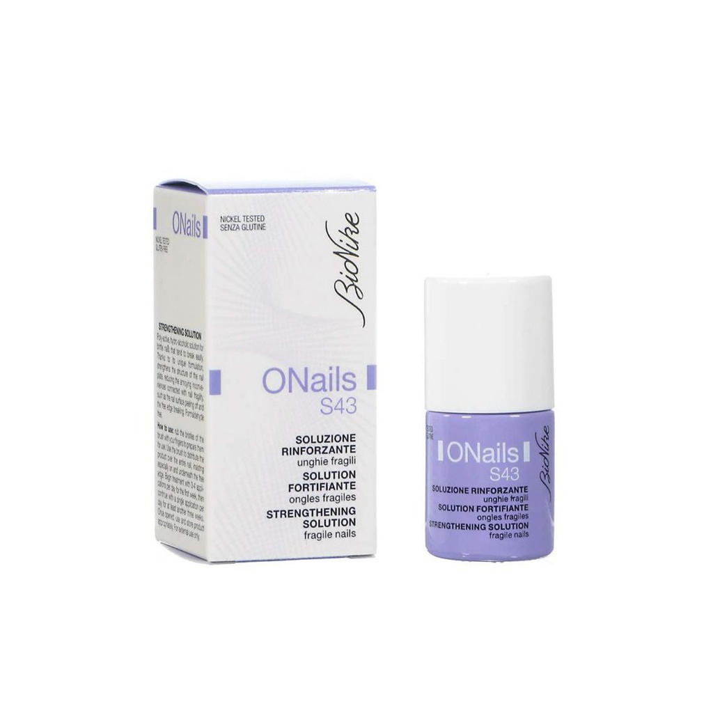 BioNike ONails S43 strengthening solution fragile nails 11ml