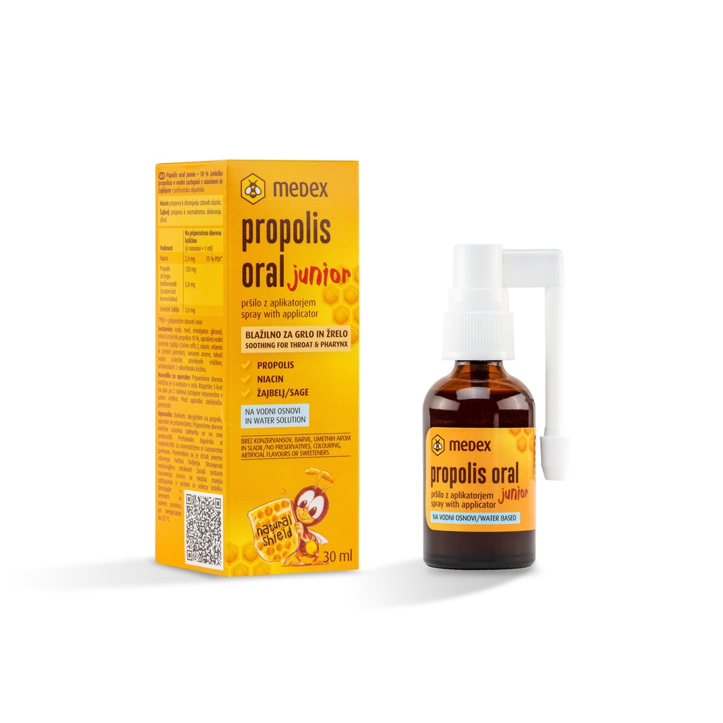 Medex хүүхдийн хоолойн цацлага 30мл /Propolis oral Junior water based/