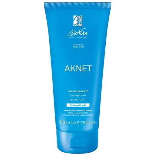 [502200] BioNike Aknet Cleansing gel seborrheic skin prone to acne tube 200ml Exclusive - ICIM International S.r.l. (IT)