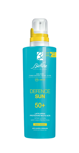 [502201] BioNike Defence sun 50+ spray lotion very high protection bottle 200ml Exclusive - ICIM International S.r.l. (IT)