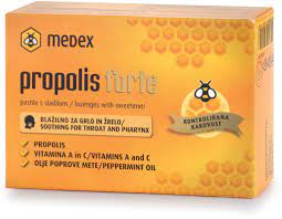 [200565] Medex хоолойн хүлхмэл №18 Propolis forte lozenges - Medex D.O.O